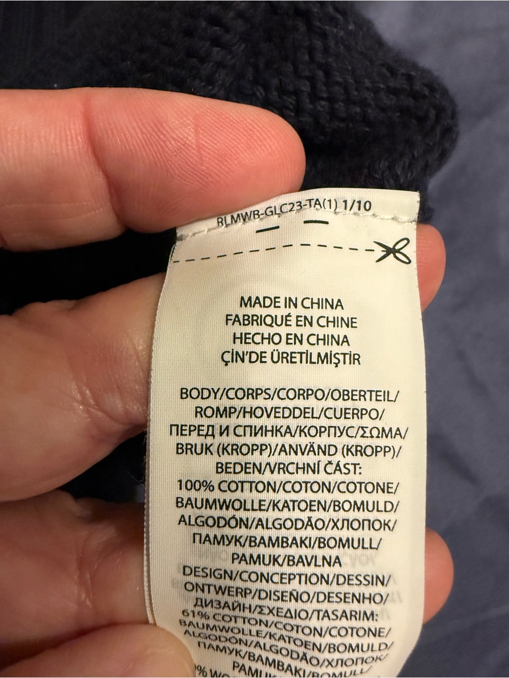Ralph Lauren Polo Bear Crewneck Sweater - Navy - Picture 4 of 6